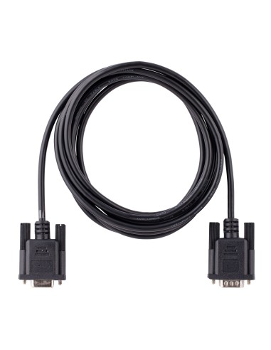 StarTech.com Cavo Seriale Null Modem RS232 da 3 m - Cavo Seriale Crossover con Schermatura in Alluminio - Cavo COM Connettore