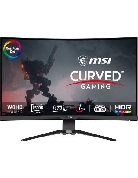 MSI MAG 325CQRF QD Monitor PC 80 cm (31.5") 2560 x 1440 Pixel Wide Quad HD Nero