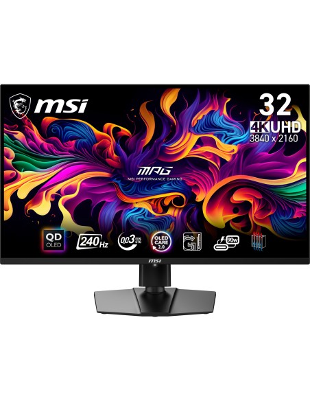 MSI MPG 321URX QD-OLED Monitor PC 80 cm (31.5") 3840 x 2160 Pixel 4K Ultra HD QDOLED Nero