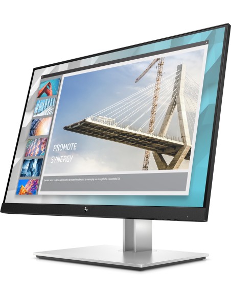 HP E-Series E24i G4 Monitor PC 61 cm (24") 1920 x 1200 Pixel WUXGA Nero, Argento