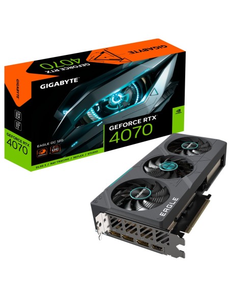 Gigabyte EAGLE GV-N4070EAGLE OC-12GD scheda video NVIDIA GeForce RTX 4070 12 GB GDDR6X