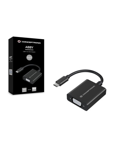 Conceptronic ABBY05B adattatore grafico USB 1920 x 1080 Pixel Nero