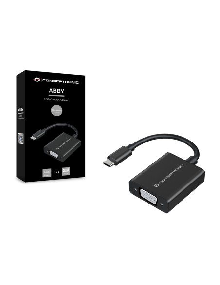 Conceptronic ABBY05B adattatore grafico USB 1920 x 1080 Pixel Nero