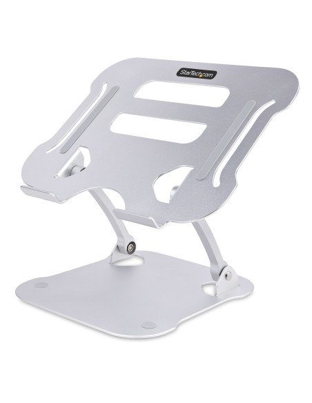 StarTech.com Supporto per PC Portatile da Scrivania - Stand Ergonomico ad Altezza Regolabile per Notebook, Rialzo Inclinato in