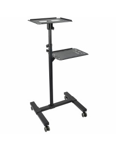 StarTech.com Supporto per proiettore e laptop mobile - Carrello portatile per proiettore resistente (2 ripiani, reggono 10kg