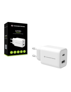 Conceptronic ALTHEA11W Caricabatterie per dispositivi mobili Universale Bianco AC Ricarica rapida Interno 2