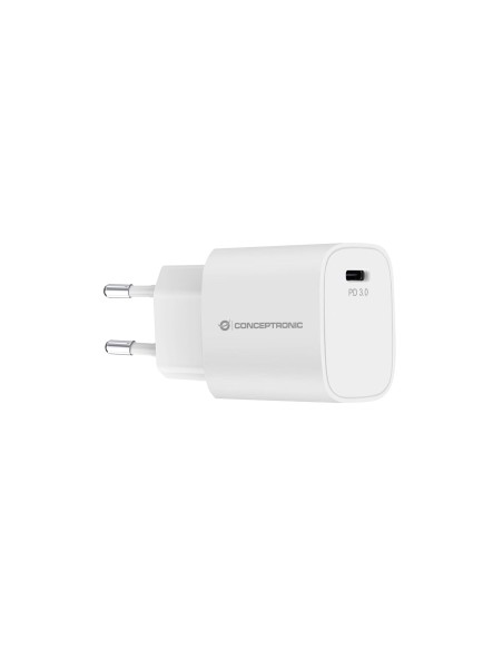 Conceptronic ALTHEA14W Caricabatterie per dispositivi mobili Universale Bianco AC Ricarica rapida Interno