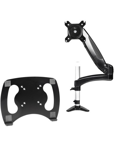 StarTech.com Supporto per PC portatile o monitor singolo da 34" articolato a movimento completo - Staffa per ripiano per laptop