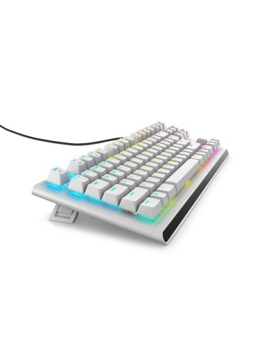 Alienware AW420K tastiera USB QWERTY US International Bianco