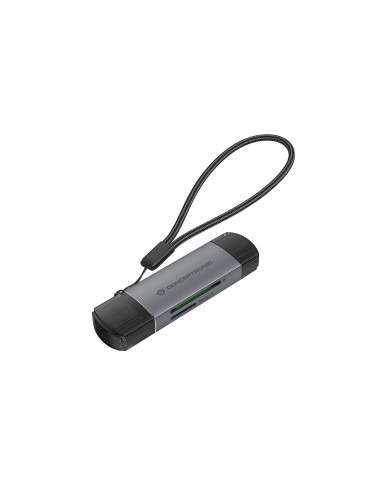 Conceptronic BIAN05G lettore di schede USB 3.2 Gen 1 (3.1 Gen 1) Type-A Type-C Grigio