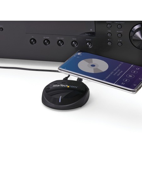 StarTech.com Ricevitore Audio Bluetooth 5.0 con NFC - Adattatore Audio Wireless Bluetooth BT 5.0 - Portata 20 m - Uscita Audio