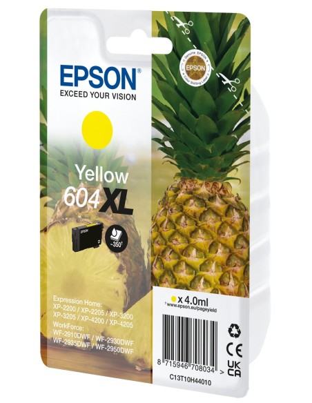 Epson 604XL cartuccia d'inchiostro 1 pz Originale Giallo