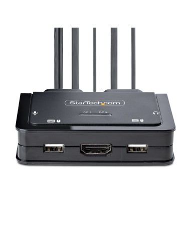 StarTech.com C2-H46-UAC-CBL-KVM switch per keyboard-video-mouse (kvm) Nero