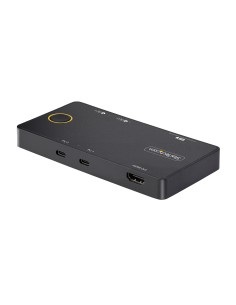StarTech.com C2-H46-UC2-PD-KVM switch per keyboard-video-mouse (kvm) Nero 2