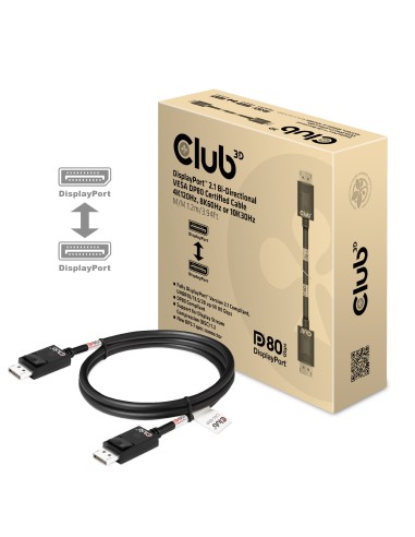 CLUB3D CAC-1091 cavo DisplayPort 1,2 m Nero