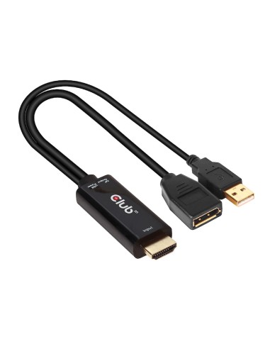 CLUB3D HDMI 2.0 TO DISPLAYPORT 1.2 4K60HZ HDR M F ACTIVE ADAPTER Nero