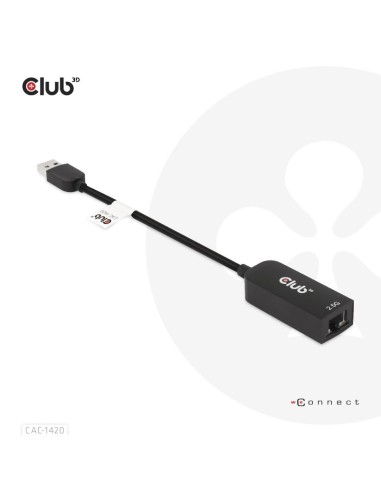 CLUB3D CAC-1420 scheda di rete e adattatore Ethernet 2500 Mbit s