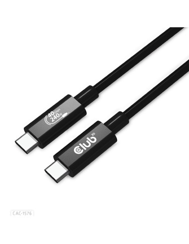 CLUB3D CAC-1576 cavo USB 1 m USB4 Gen 3x2 USB C Nero
