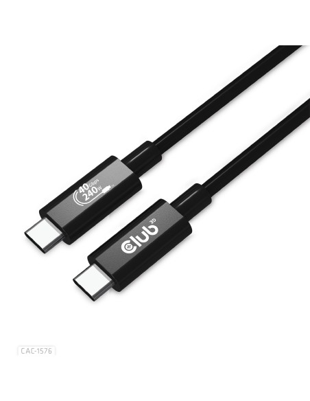 CLUB3D CAC-1576 cavo USB 1 m USB4 Gen 3x2 USB C Nero