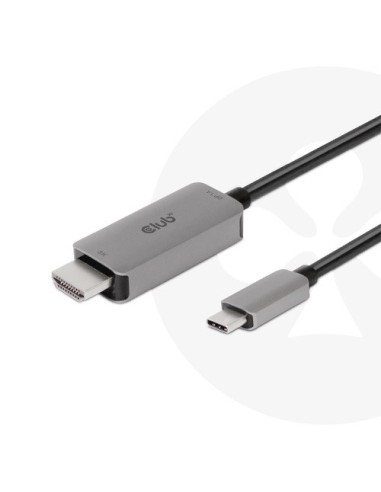 CLUB3D CAC-1587 adattatore per inversione del genere dei cavi USB Gen2 Type-C HDMI tipo A (Standard) Nero