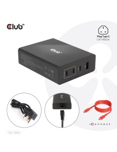 CLUB3D CAC-1906 Caricabatterie per dispositivi mobili Universale Nero dC Interno