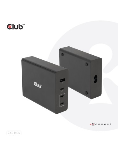 CLUB3D CAC-1906 Caricabatterie per dispositivi mobili Universale Nero dC Interno