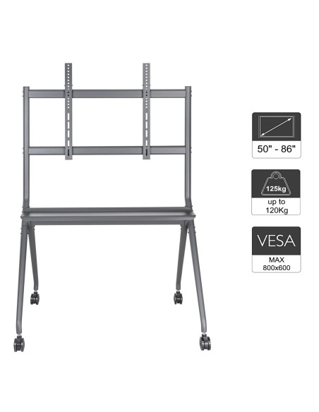 Ewent EW1542 Supporto TV a parete 2,18 m (86") Nero