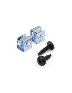 StarTech.com Viti e Dadi con clip di fissaggio per Rack Server 10-32 - confezione da 50