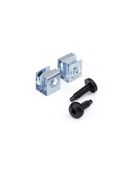 StarTech.com Viti e Dadi con clip di fissaggio per Rack Server 10-32 - confezione da 50