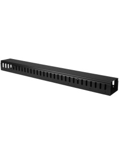 StarTech.com Pannello Gestione Cavi Orizzontale per Armadi Rack 20U - Sistema gestione Passacavi con ganci