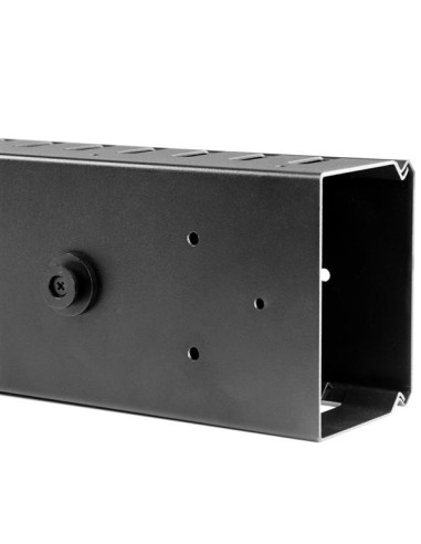 StarTech.com Pannello Gestione Cavi Orizzontale per Armadi Rack 20U - Sistema gestione Passacavi con ganci