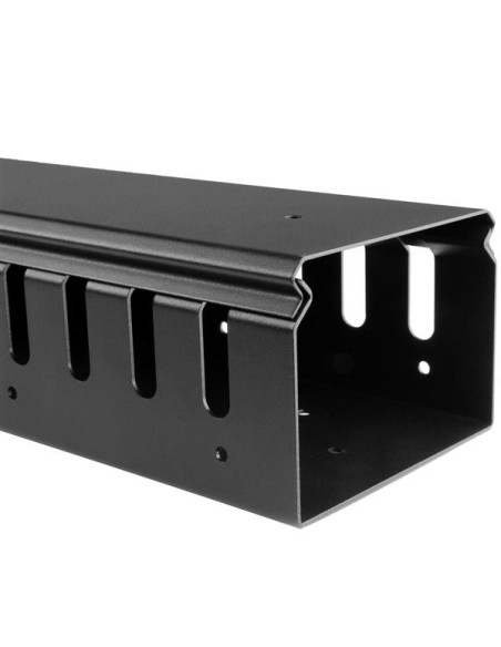 StarTech.com Pannello Gestione Cavi Orizzontale per Armadi Rack 40U - Sistema gestione Passacavi con ganci