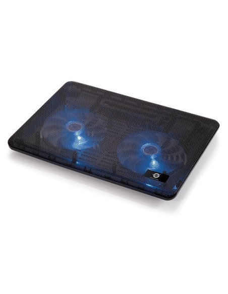 Conceptronic CNBCOOLPAD2F base di raffreddamento per laptop 39,6 cm (15.6") Nero