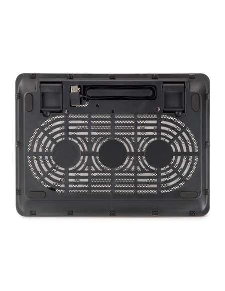 Conceptronic CNBCOOLPAD2F base di raffreddamento per laptop 39,6 cm (15.6") Nero