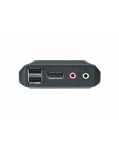 ATEN Switch KVM cavo USB DisplayPort a 2 porte con selettore porta remota