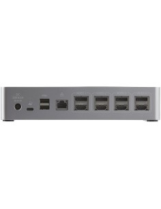 StarTech.com Docking Station USB C - Quad Monitor DisplayPort HDMI 4K 60Hz - Dock USB-C Multi HDMI DP, Power Delivery 100W - 2