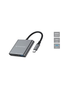 Conceptronic DONN18G replicatore di porte e docking station per laptop Cablato USB 3.2 Gen 1 (3.1 Gen 1) Type-C Grigio 2