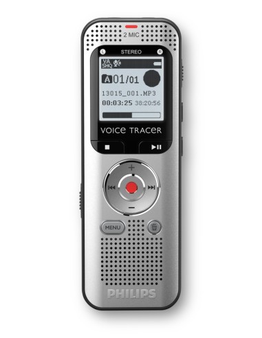Philips VoiceTracer Alluminio, Nero