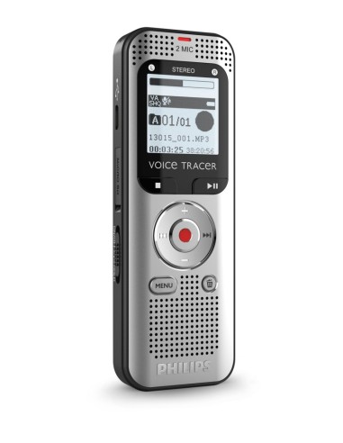 Philips VoiceTracer Alluminio, Nero