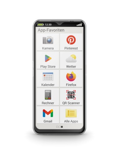 Emporia SMART.6 16,7 cm (6.58") Android 13 5G USB tipo-C 6 GB 128 GB Nero, Argento