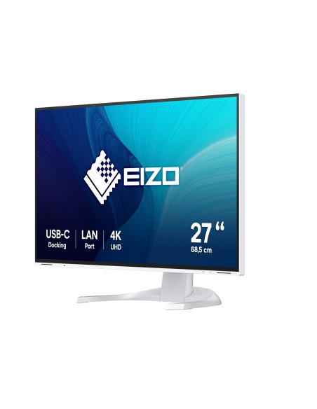 EIZO FlexScan EV2740X-WT Monitor PC 68,6 cm (27") 3840 x 2160 Pixel 4K Ultra HD LCD Bianco