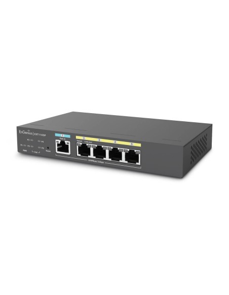EnGenius EXT1105P switch di rete L2 Gigabit Ethernet (10 100 1000) Supporto Power over Ethernet (PoE) Nero