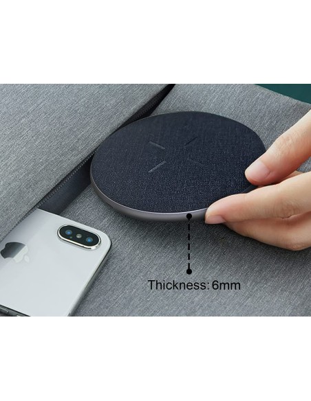 Conceptronic GORGON03G Caricabatterie per dispositivi mobili Auricolare, Smartphone Grigio USB Carica wireless Ricarica rapida
