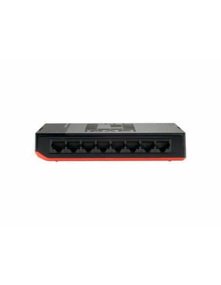 LevelOne GSW-0807 switch di rete Non gestito Gigabit Ethernet (10 100 1000) Nero, Rosso