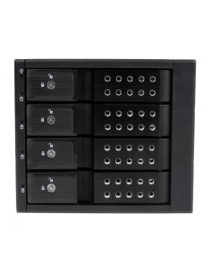 StarTech.com Sistema Backplane mobile per rack hot-swap portatili a 4 bay alloggiamenti per HDD SAS II   SATA III 3,5" - 6 Gbps 2