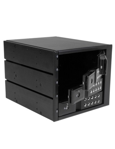 StarTech.com Sistema Backplane mobile per rack hot-swap portatili a 4 bay alloggiamenti per HDD SAS II   SATA III 3,5" - 6 Gbps