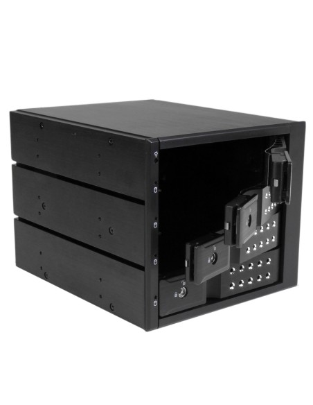 StarTech.com Sistema Backplane mobile per rack hot-swap portatili a 4 bay alloggiamenti per HDD SAS II   SATA III 3,5" - 6 Gbps