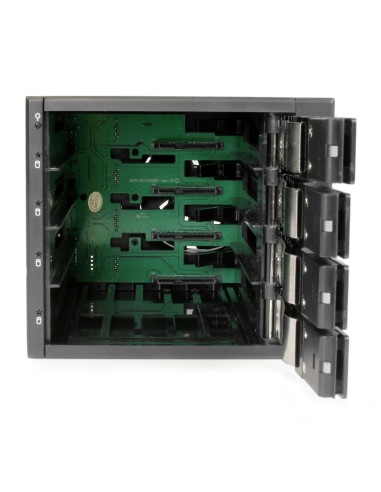 StarTech.com Sistema Backplane mobile per rack hot-swap portatili a 4 bay alloggiamenti per HDD SAS II   SATA III 3,5" - 6 Gbps