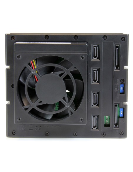 StarTech.com Sistema Backplane mobile per rack hot-swap portatili a 4 bay alloggiamenti per HDD SAS II   SATA III 3,5" - 6 Gbps