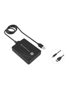 Conceptronic HUBBIES11B replicatore di porte e docking station per laptop USB 3.2 Gen 1 (3.1 Gen 1) Type-A Nero